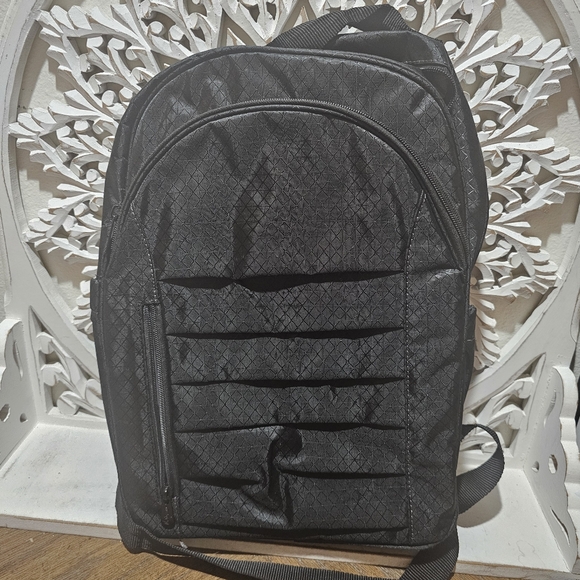 thirty-one Other - Thirty One Black Quilted Backpack W/lots Of Pockets